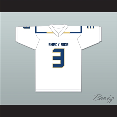 Skyy Moore 3 Shady Side Academy Bulldogs White Football Jersey 2