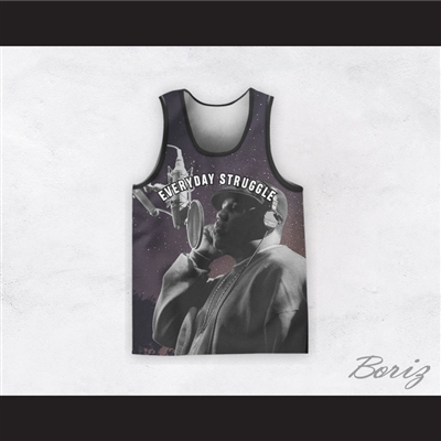 Biggie Smalls 21 Everyday Struggle Recording Night Stars Basketball Jersey