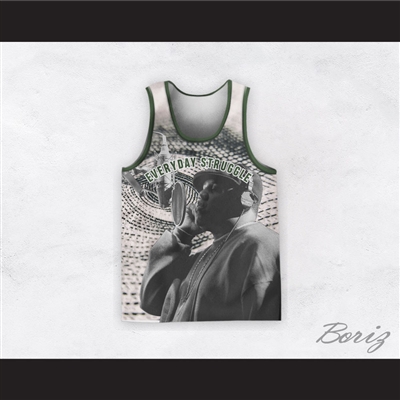 Biggie Smalls 21 Everyday Struggle Recording Eyeball Basketball Jersey
