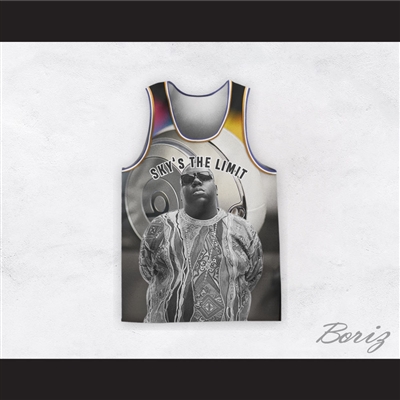 Biggie Smalls 21 Sky's The Limit Headphones Basketball Jersey