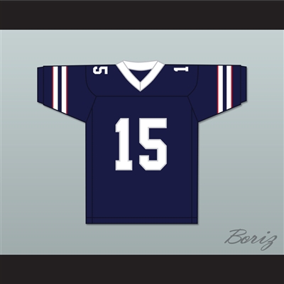 Jeff East Bryce Smith 15 California Bulls Football Jersey 1st & Ten