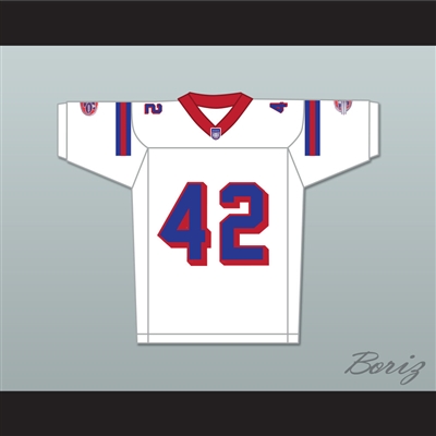 Michael Jace Ray Smith 42 Washington Sentinels Away Football Jersey The Replacements Includes League Patch