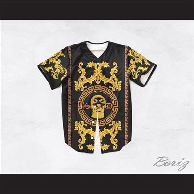 Snoop Dogg 05 Italian Style Black Baseball Jersey