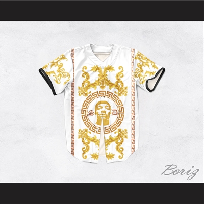 Snoop Dogg 05 Italian Style White Baseball Jersey