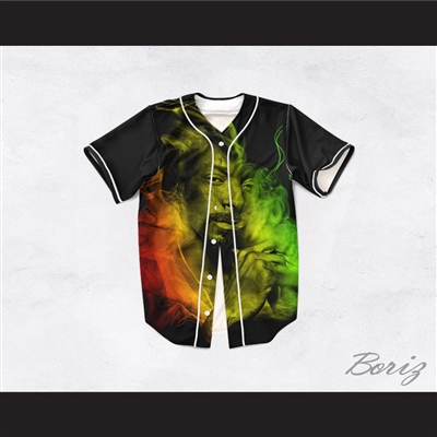 Snoop Dogg 99 Smoke Cloud Black Baseball Jersey