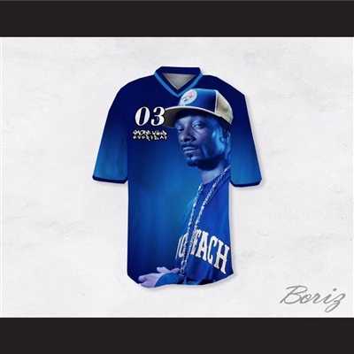 Snoop Dogg 03 Smoke Weed Everyday Blue Football Jersey