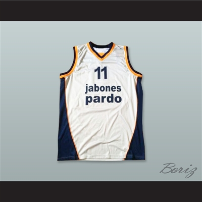 Solana 11 Baloncesto Fuenlabrada White Basketball Jersey