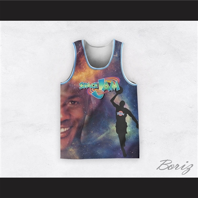 Michael Jordan 23 Space Jam Cosmic Basketball Jersey