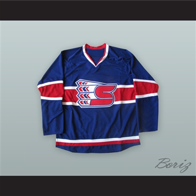 Spokane Chiefs Blue Hockey Jersey