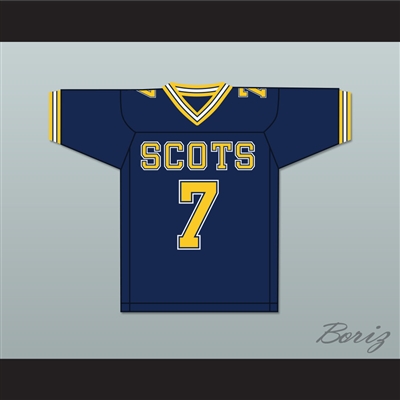 Matthew Stafford 7 Highland Park High School Scots Navy Blue Football Jersey 2