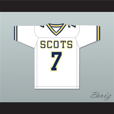 Matthew Stafford 7 Highland Park High School Scots White Football Jersey 2
