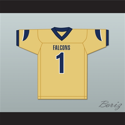 Stefon Diggs 1 Our Lady of Good Counsel High School Falcons Gold Football Jersey 2