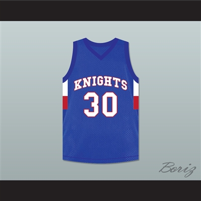 Stephen Curry 30 Charlotte Christian High School Knights Blue Basketball Jersey 2