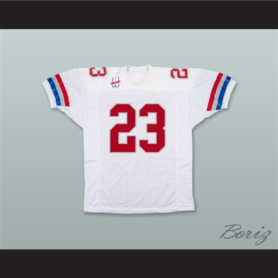 Steve Griffin 23 Washington Commandos White Football Jersey
