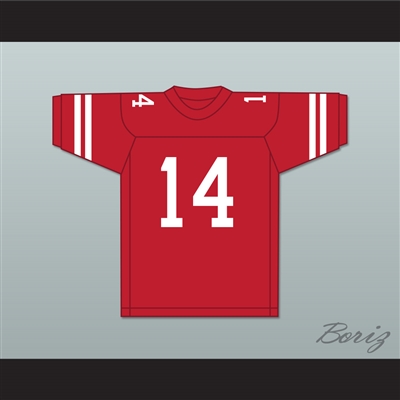 Steve Young 14 Greenwich High School Cardinals Red Football Jersey 1