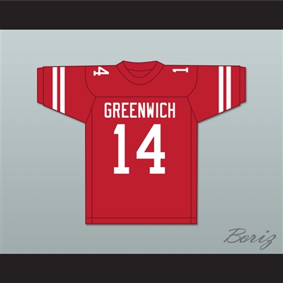 Steve Young 14 Greenwich High School Cardinals Red Football Jersey 2
