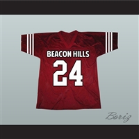 Stiles Stilinski 24 Beacon Hills Cyclones Lacrosse Jersey Teen Wolf