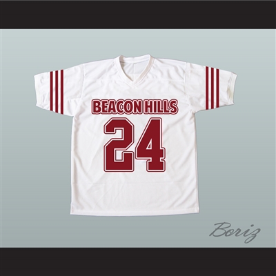 Stiles Stilinski 24 Beacon Hills Cyclones Lacrosse Jersey Teen Wolf