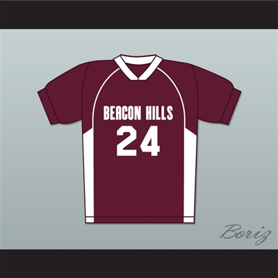 Stiles Stilinski 24 Beacon Hills Cyclones Lacrosse Jersey Teen Wolf