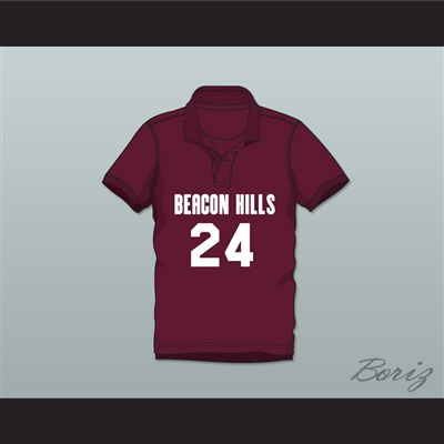 Stiles Stilinski 24 Beacon Hills Cyclones Polo Shirt Teen Wolf