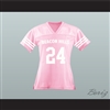 Stiles Stilinski 24 Beacon Hills Cyclones Lacrosse Jersey Teen Wolf Pink