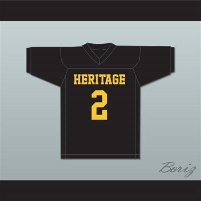 Patrick Surtain II 2 American Heritage School Patriots Black Football Jersey 2