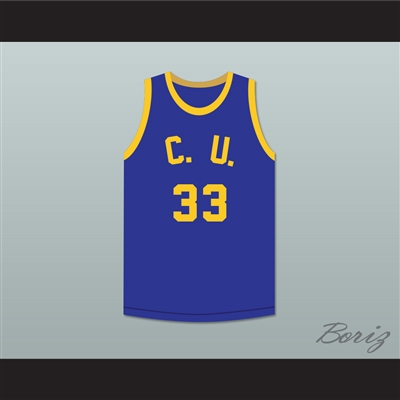 Roberta "Swish" James 33 Cadwallader University Blue Basketball Jersey Fast Break