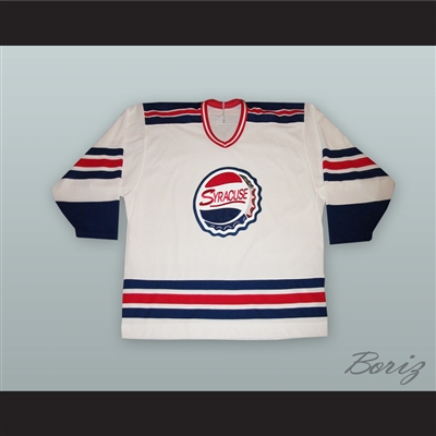 Syracuse Buffalo Bisons Style White Hockey Jersey
