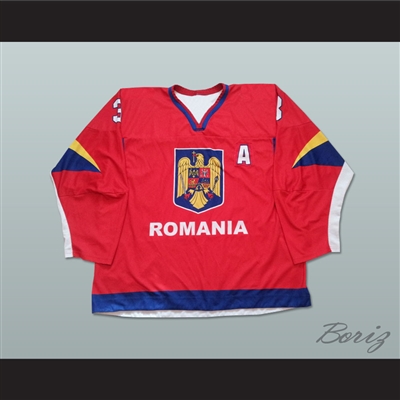 Szabolcs Papp Romania Hockey Jersey
