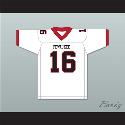 TJ Watt 16 Pewaukee High School Pirates White Football Jersey