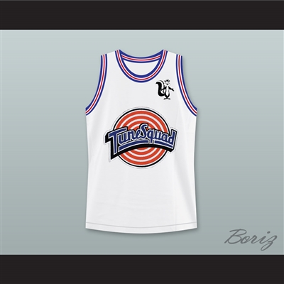 Space Jam PepÃ© Le Pew 69 Tune Squad Basketball Jersey with PepÃ© Le Pew Patch