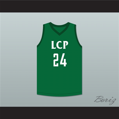 Tacko Fall 24 Liberty Christian Prep Lions Green Basketball Jersey