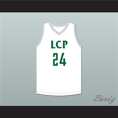 Tacko Fall 24 Liberty Christian Prep Lions White Basketball Jersey