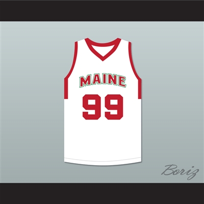 Tacko Fall 99 Maine White Basketball Jersey 1