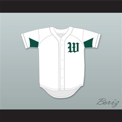 Jameson Taillon 50 The Woodlands High School Highlanders White Baseball Jersey 2