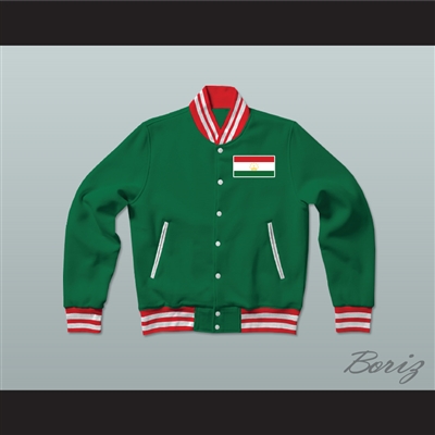 Tajikistan Varsity Letterman Jacket-Style Sweatshirt
