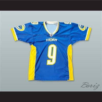 Tampa Bay Storm 9 Blue Football Jersey