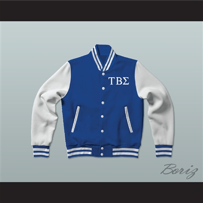 Tau Beta Sigma Sorority Varsity Letterman Jacket-Style Sweatshirt