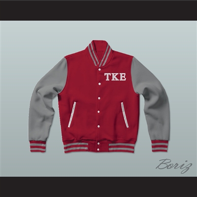 Tau Kappa Epsilon Fraternity Varsity Letterman Jacket-Style Sweatshirt