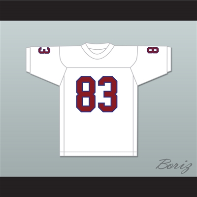 Ted Hendricks 83 Hialeah Senior High School Thoroughbreds White Football Jersey 1