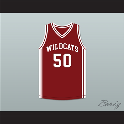 Terrell Owens 50 Benjamin Russell High School Wildcats Maroon Basketball Jersey