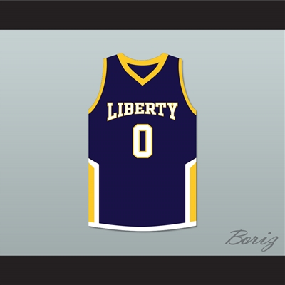 Terron Forte 0 Liberty Dark Blue Basketball Jersey Amateur