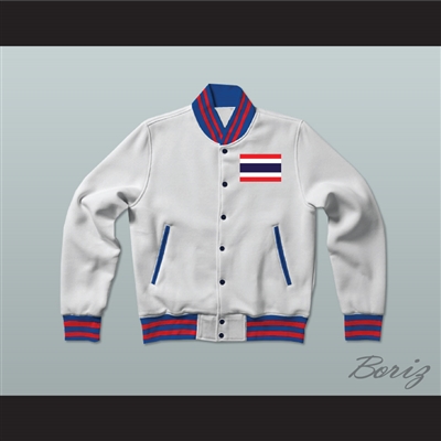 Thailand Varsity Letterman Jacket-Style Sweatshirt