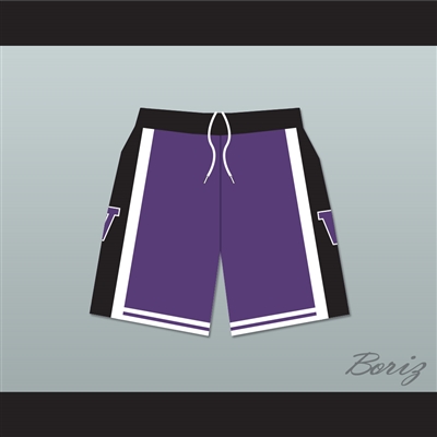 The 6th Man Huskies Purple Basketball Shorts