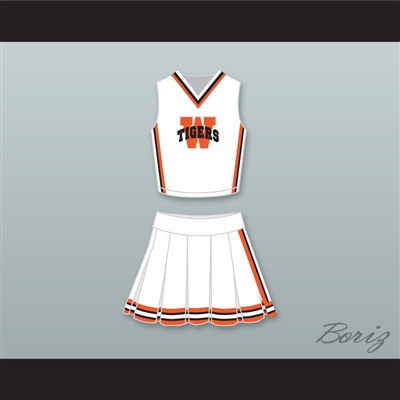 Jennifer Lawrence Norah White Plains Tigers High School Cheerleader Uniform The Beaver