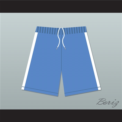 The East Coast Jets Light Blue Male Cheerleader Shorts