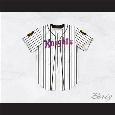 Roy Hobbs 9 New York Knights Dye Sublimation Graphics Baseball Jersey