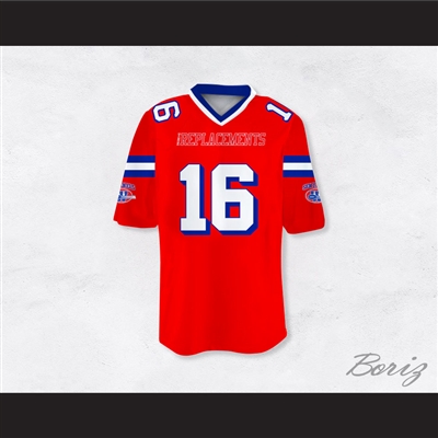 Shane Falco 16 Sentinels Dye Sublimation Graphics Football Jersey The Replacements