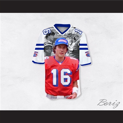 Shane Falco 16 Sentinels Movie Scenes White Football Jersey The Replacements