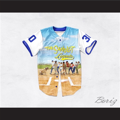 Benny 'The Jet' Rodriguez 30 The Sandlot Legends Baseball Jersey